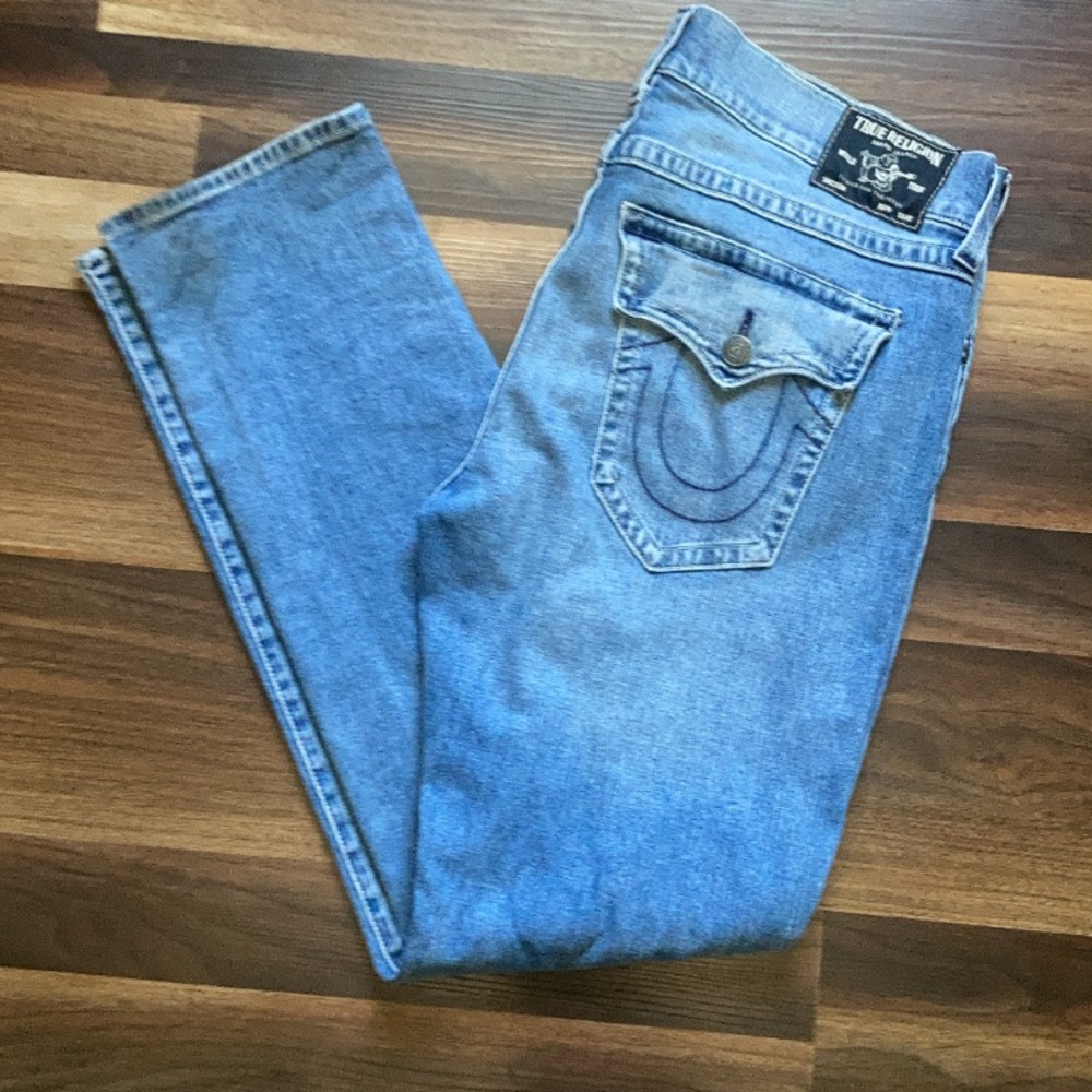 Light Washed True Religion Jeans